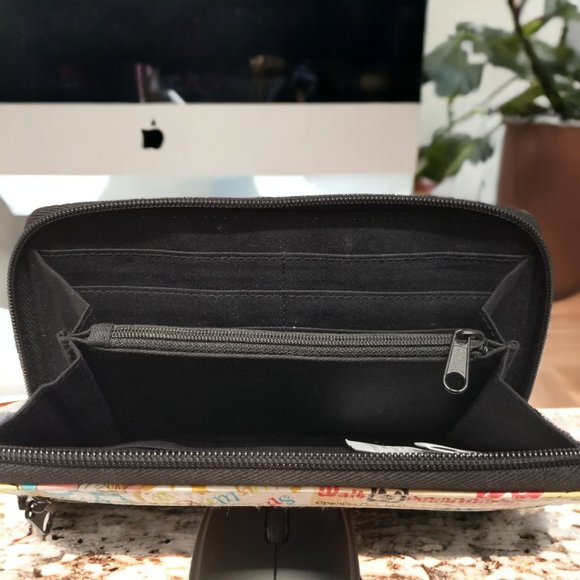 Mickey Mouse & Friends Wallet Colorful Disney Parks Classic Faux Leather Wallet - Picture 3 of 16